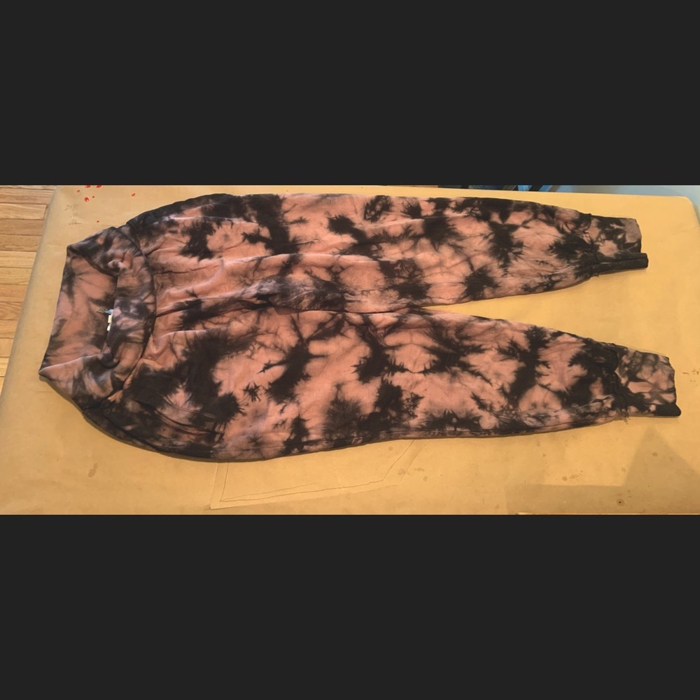 Tie Dye Joggers with a fold over waistband